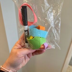 Colorful Silicone Wristbands with Marker